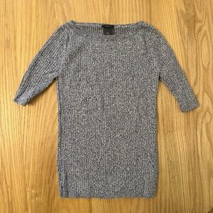 Ann Taylor Factory Navy Heather Women's Sweater